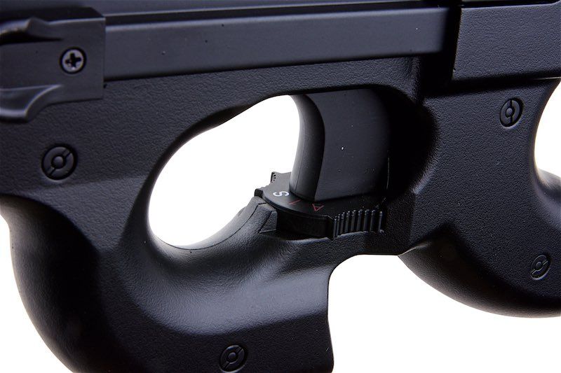 Cybergun FN P90 エアソフト AEGサブマシンガン - ブラック (CM060) - CYMA製-AIRSOFT GOGO エアガン・サバゲー用品通販
