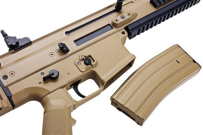 Cybergun FN SCAR-L エアソフト AEG ライフル - TAN (ABS バージョン、CM067) - CYMA 製-AIRSOFT GOGO エアガン・サバゲー用品通販