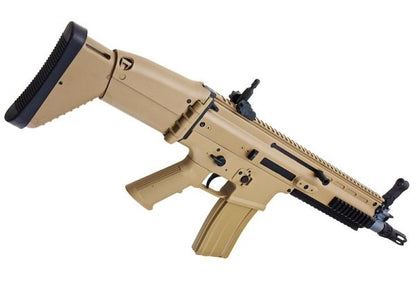 Cybergun FN SCAR-L エアソフト AEG ライフル - TAN (ABS バージョン、CM067) - CYMA 製-AIRSOFT GOGO エアガン・サバゲー用品通販
