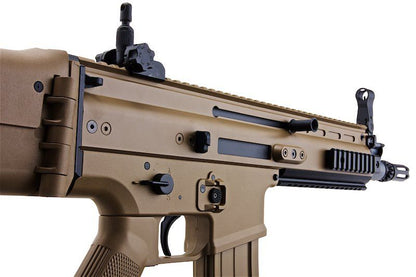 Cybergun FN SCAR-L エアソフト AEG ライフル - TAN (ABS バージョン、CM067) - CYMA 製-AIRSOFT GOGO エアガン・サバゲー用品通販