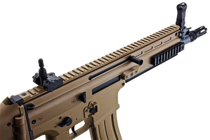 Cybergun FN SCAR-L エアソフト AEG ライフル - TAN (ABS バージョン、CM067) - CYMA 製-AIRSOFT GOGO エアガン・サバゲー用品通販