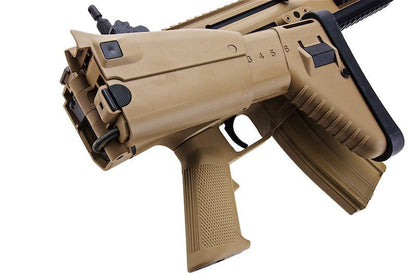 Cybergun FN SCAR-L エアソフト AEG ライフル - TAN (ABS バージョン、CM067) - CYMA 製-AIRSOFT GOGO エアガン・サバゲー用品通販