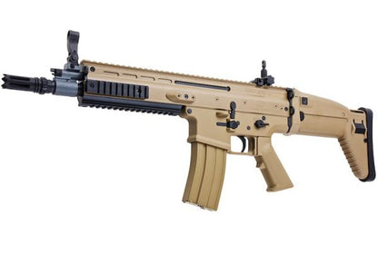 Cybergun FN SCAR-L エアソフト AEG ライフル - TAN (ABS バージョン、CM067) - CYMA 製-AIRSOFT GOGO エアガン・サバゲー用品通販