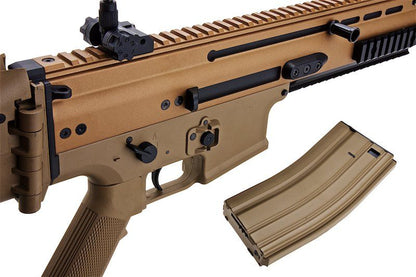 Cybergun FN SCAR-L エアソフト AEG ライフル - TAN (メタルバージョン、CM063) - CYMA製-AIRSOFT GOGO エアガン・サバゲー用品通販