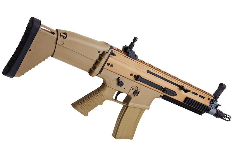 Cybergun FN SCAR-L エアソフト AEG ライフル - TAN (メタルバージョン、CM063) - CYMA製-AIRSOFT GOGO エアガン・サバゲー用品通販