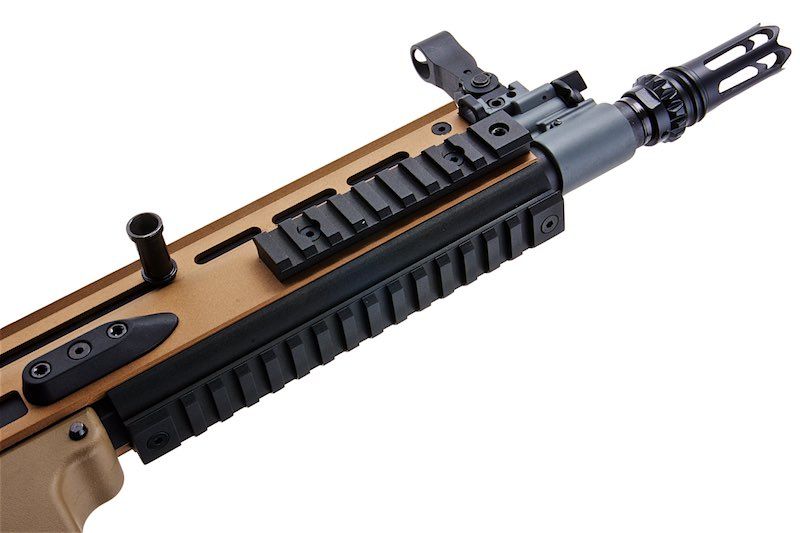 Cybergun FN SCAR-L エアソフト AEG ライフル - TAN (メタルバージョン、CM063) - CYMA製-AIRSOFT GOGO エアガン・サバゲー用品通販