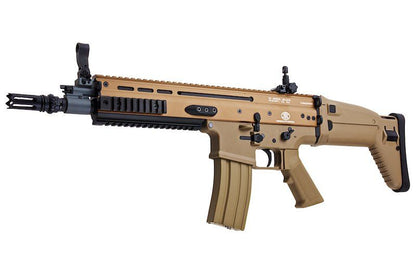 Cybergun FN SCAR-L エアソフト AEG ライフル - TAN (メタルバージョン、CM063) - CYMA製-AIRSOFT GOGO エアガン・サバゲー用品通販