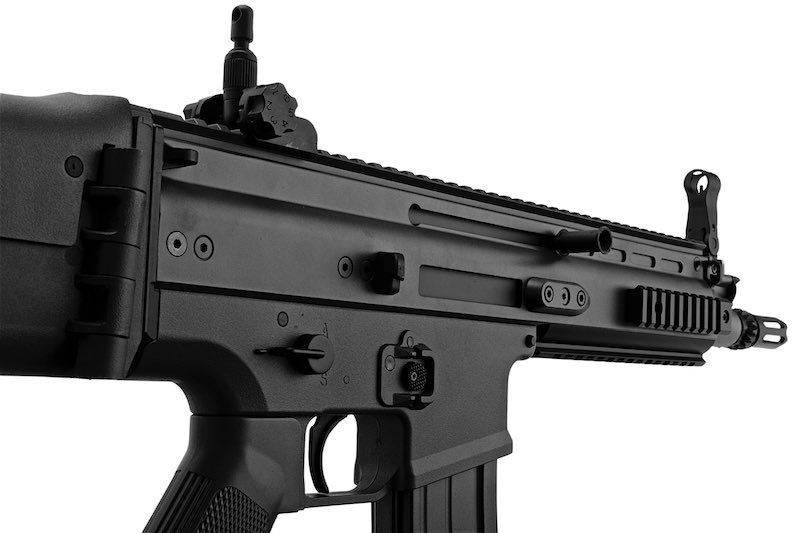 Cybergun FN SCAR-L エアソフトAEGライフル - ブラック (ABSバージョン、CM067) - CYMA製-AIRSOFT GOGO エアガン・サバゲー用品通販