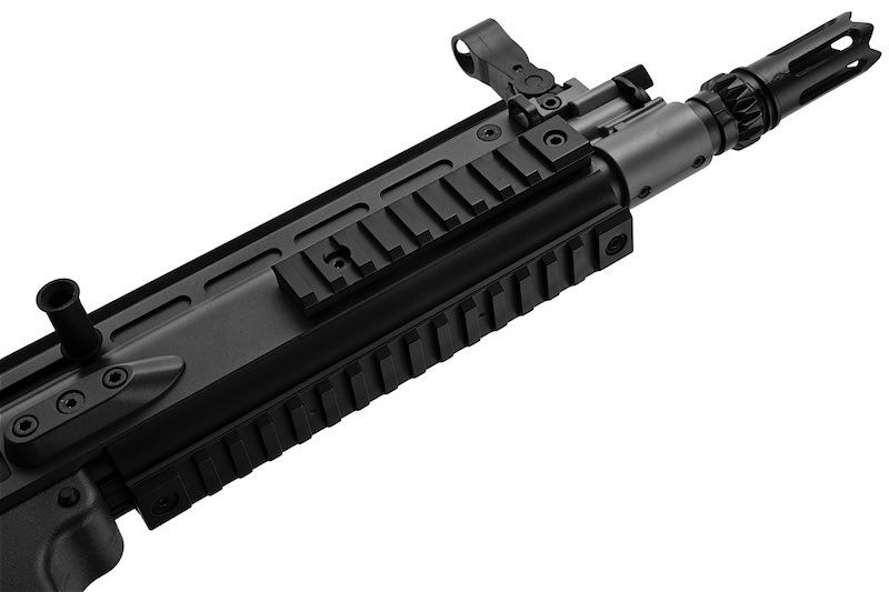 Cybergun FN SCAR-L エアソフトAEGライフル - ブラック (ABSバージョン、CM067) - CYMA製-AIRSOFT GOGO エアガン・サバゲー用品通販