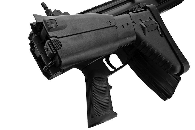 Cybergun FN SCAR-L エアソフトAEGライフル - ブラック (ABSバージョン、CM067) - CYMA製-AIRSOFT GOGO エアガン・サバゲー用品通販