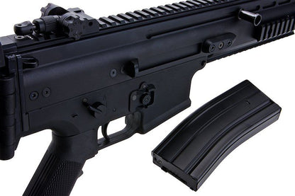 Cybergun FN SCAR-L エアソフトAEGライフル - ブラック（メタルバージョン、CM063） - CYMA製-AIRSOFT GOGO エアガン・サバゲー用品通販