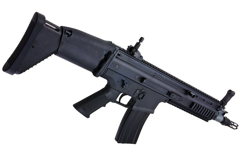 Cybergun FN SCAR-L エアソフトAEGライフル - ブラック（メタルバージョン、CM063） - CYMA製-AIRSOFT GOGO エアガン・サバゲー用品通販