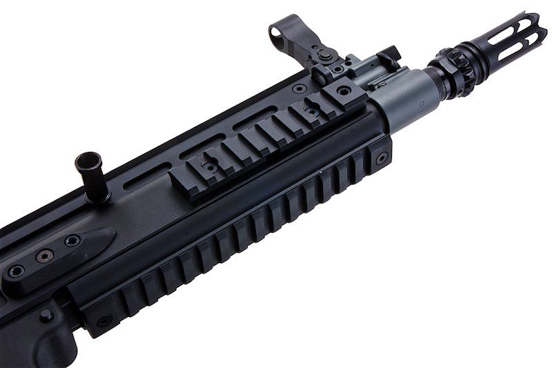 Cybergun FN SCAR-L エアソフトAEGライフル - ブラック（メタルバージョン、CM063） - CYMA製-AIRSOFT GOGO エアガン・サバゲー用品通販