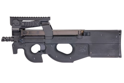 Cybergun FNライセンス取得 P90 タクティカルエアソフトAEGライフル - ブラック（KING ARMS製）-AIRSOFT GOGO エアガン・サバゲー用品通販