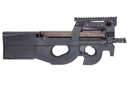 Cybergun FNライセンス取得 P90 タクティカルエアソフトAEGライフル - ブラック（KING ARMS製）-AIRSOFT GOGO エアガン・サバゲー用品通販