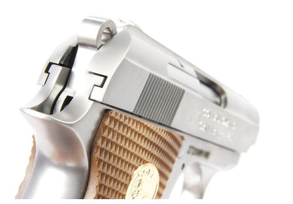 Cybergun コルト .25 GBB エアソフトピストル マーキング付き - 銀(ぎん) (WE製)-AIRSOFT GOGO エアガン・サバゲー用品通販