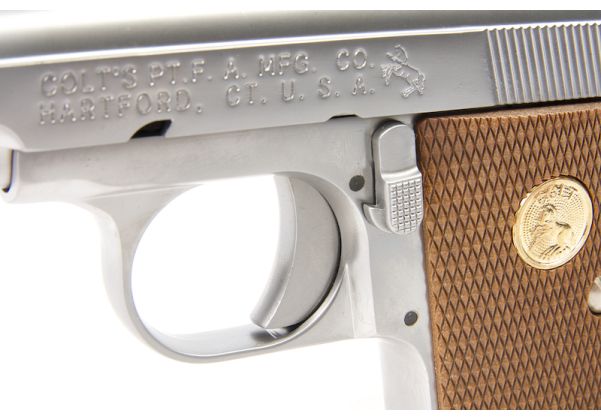 Cybergun コルト .25 GBB エアソフトピストル マーキング付き - 銀(ぎん) (WE製)-AIRSOFT GOGO エアガン・サバゲー用品通販