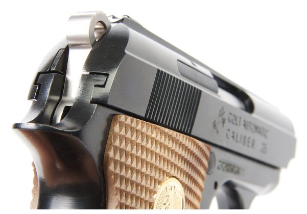 Cybergun コルト .25 GBB エアソフトピストル マーキング付き - ブラック (WE製)-AIRSOFT GOGO エアガン・サバゲー用品通販