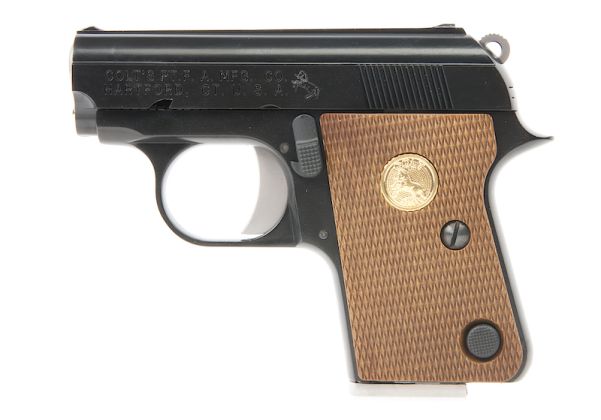 Cybergun コルト .25 GBB エアソフトピストル マーキング付き - ブラック (WE製)-AIRSOFT GOGO エアガン・サバゲー用品通販