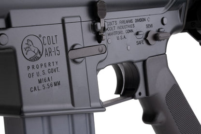 Cybergun コルト MK12 MOD 1 GBB エアソフト M4 ライフル (CYMA CGS システム) - ブラック-AIRSOFT GOGO エアガン・サバゲー用品通販