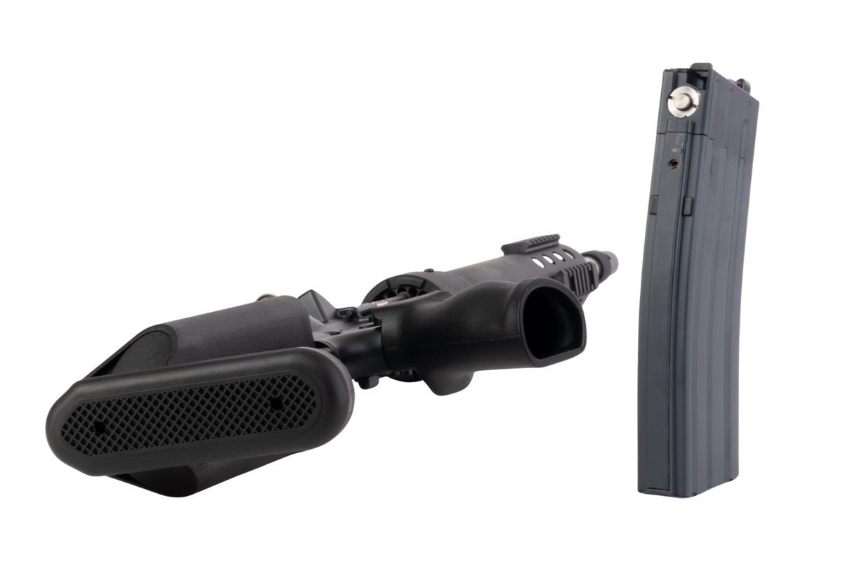 Cybergun コルト MK12 MOD H GBB エアソフト M4 ライフル (CYMA CGS システム) - ブラック-AIRSOFT GOGO エアガン・サバゲー用品通販