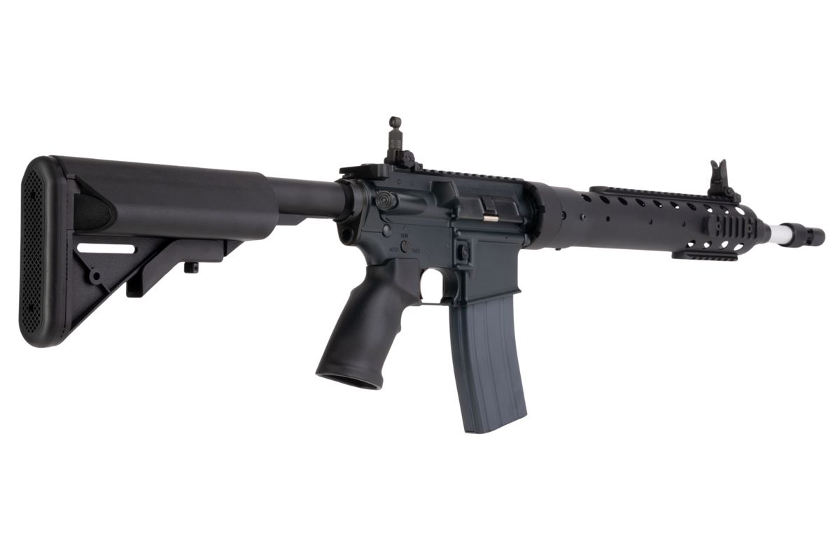 Cybergun コルト MK12 MOD H GBB エアソフト M4 ライフル (CYMA CGS システム) - ブラック-AIRSOFT GOGO エアガン・サバゲー用品通販