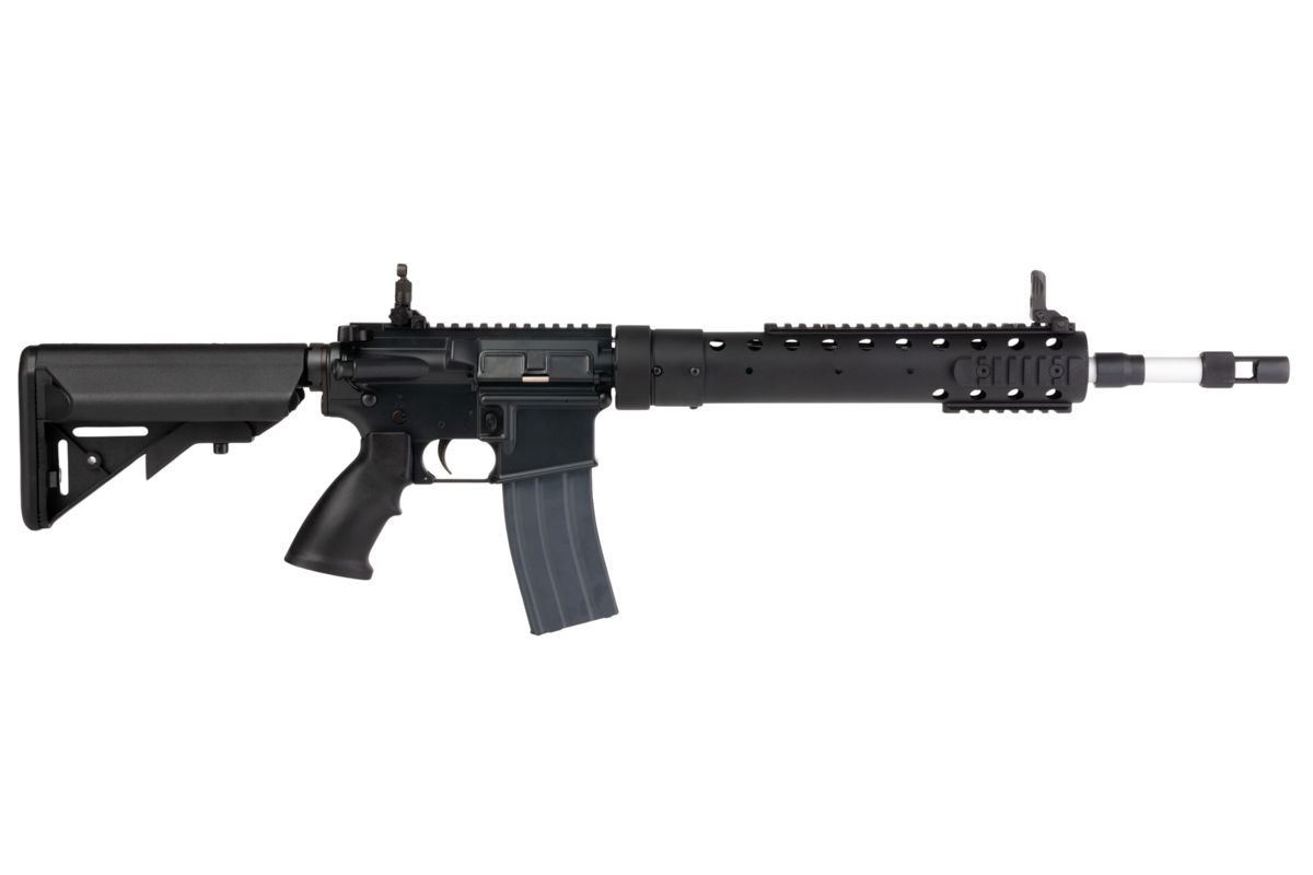 Cybergun コルト MK12 MOD H GBB エアソフト M4 ライフル (CYMA CGS システム) - ブラック-AIRSOFT GOGO エアガン・サバゲー用品通販
