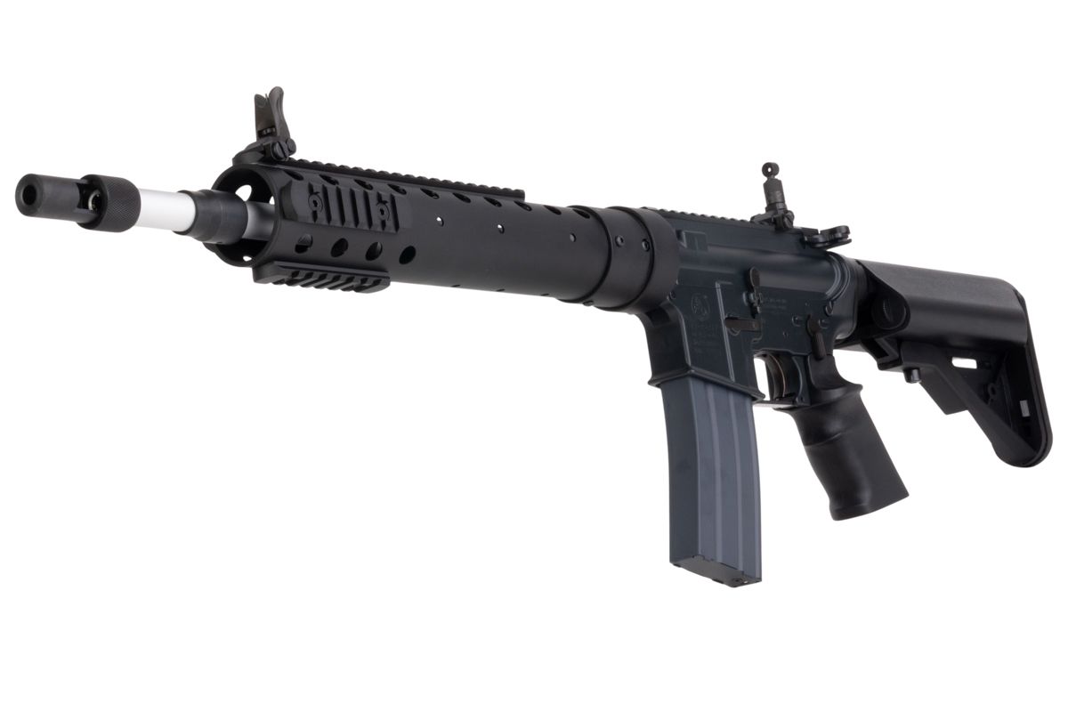 Cybergun コルト MK12 MOD H GBB エアソフト M4 ライフル (CYMA CGS システム) - ブラック-AIRSOFT GOGO エアガン・サバゲー用品通販