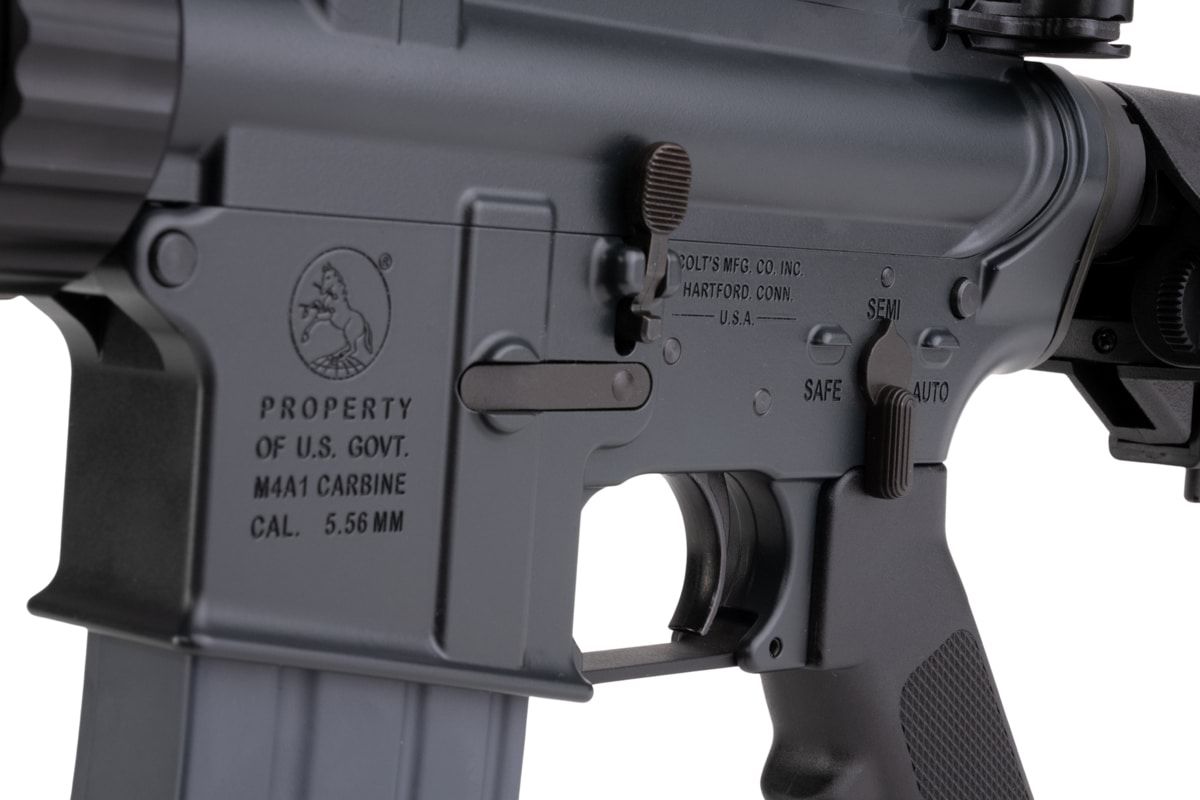 Cybergun コルト RECCE GBB エアソフト M4 ライフル (CYMA CGS システム) - ブラック-AIRSOFT GOGO エアガン・サバゲー用品通販