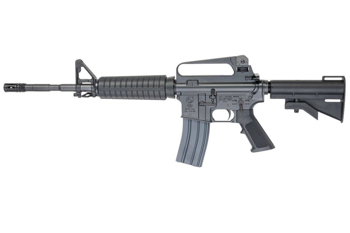 Cybergun M16A2 COLT 727 カービン 14.5インチ GBB エアソフトガンライフル - ライトニングシリーズ (CYMA CGS システム)-AIRSOFT GOGO エアガン・サバゲー用品通販