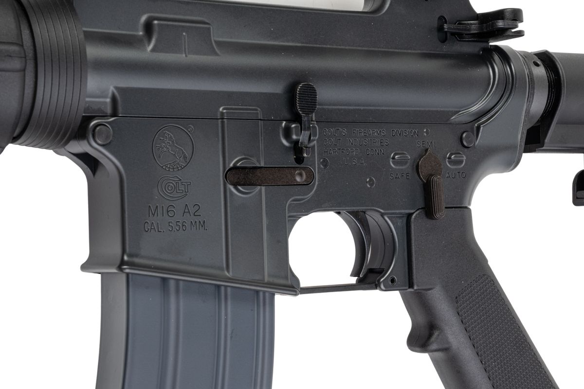 Cybergun M16A2 COLT 727 カービン 14.5インチ GBB エアソフトガンライフル - ライトニングシリーズ (CYMA CGS システム)-AIRSOFT GOGO エアガン・サバゲー用品通販