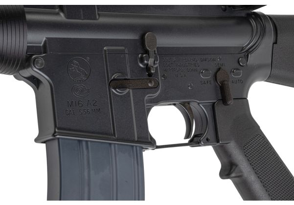 Cybergun M16A2 COLT M715 20インチ GBB エアソフトガンライフル (CGS システム) - ブラック-AIRSOFT GOGO エアガン・サバゲー用品通販