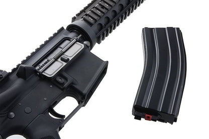 Cybergun M4 (FN) RIS エアソフト M4 GBBライフル - ブラック (WE製)-AIRSOFT GOGO エアガン・サバゲー用品通販