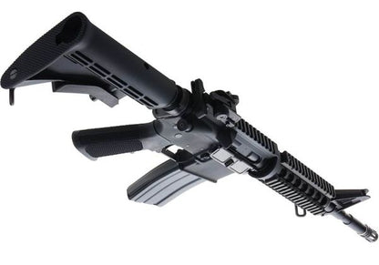Cybergun M4 (FN) RIS エアソフト M4 GBBライフル - ブラック (WE製)-AIRSOFT GOGO エアガン・サバゲー用品通販