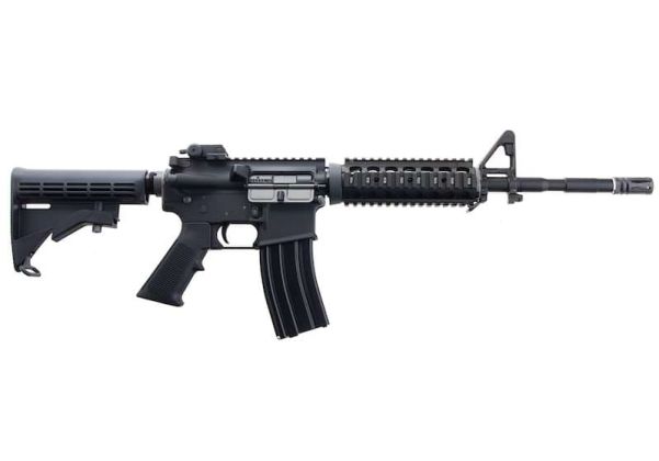 Cybergun M4 (FN) RIS エアソフト M4 GBBライフル - ブラック (WE製)-AIRSOFT GOGO エアガン・サバゲー用品通販