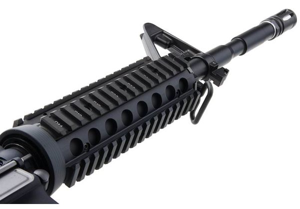 Cybergun M4 (FN) RIS エアソフト M4 GBBライフル - ブラック (WE製)-AIRSOFT GOGO エアガン・サバゲー用品通販