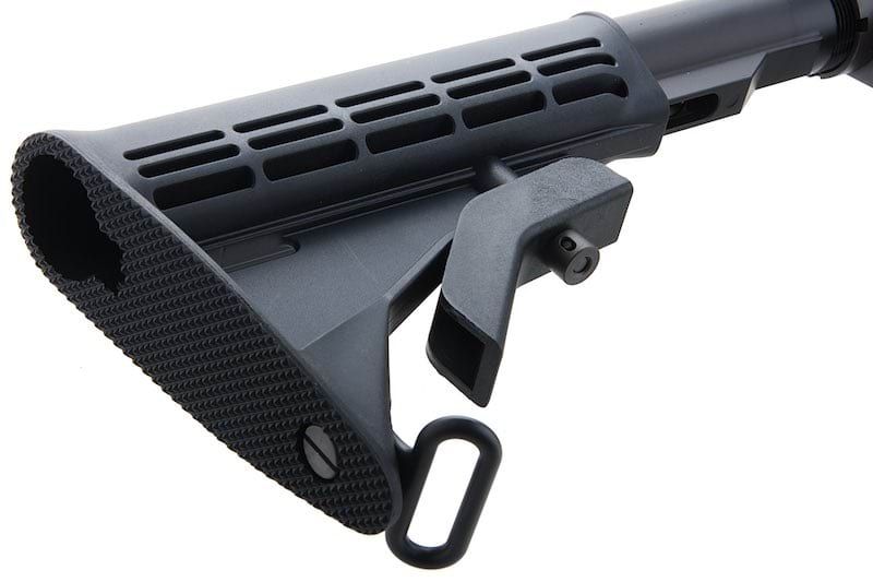 Cybergun M4 (FN) RIS エアソフト M4 GBBライフル - ブラック (WE製)-AIRSOFT GOGO エアガン・サバゲー用品通販