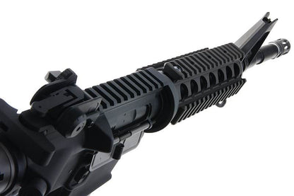 Cybergun M4 (FN) RIS エアソフト M4 GBBライフル - ブラック (WE製)-AIRSOFT GOGO エアガン・サバゲー用品通販