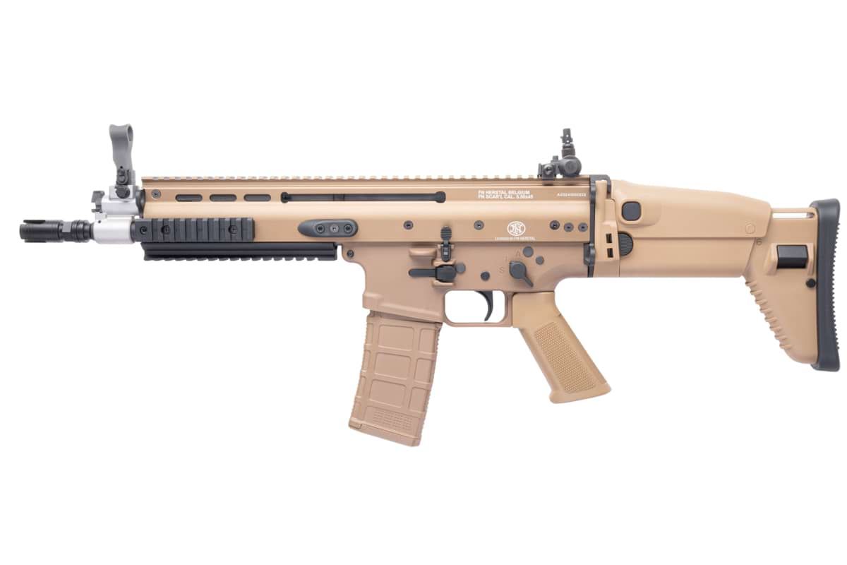 Cybergun SCAR L MK2 MWS GBB エアソフトガン - TAN (Guns Modify 社製、FN Herstal ライセンス)-AIRSOFT GOGO エアガン・サバゲー用品通販