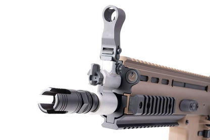 Cybergun SCAR L MK2 MWS GBB エアソフトガン - TAN (Guns Modify 社製、FN Herstal ライセンス)-AIRSOFT GOGO エアガン・サバゲー用品通販