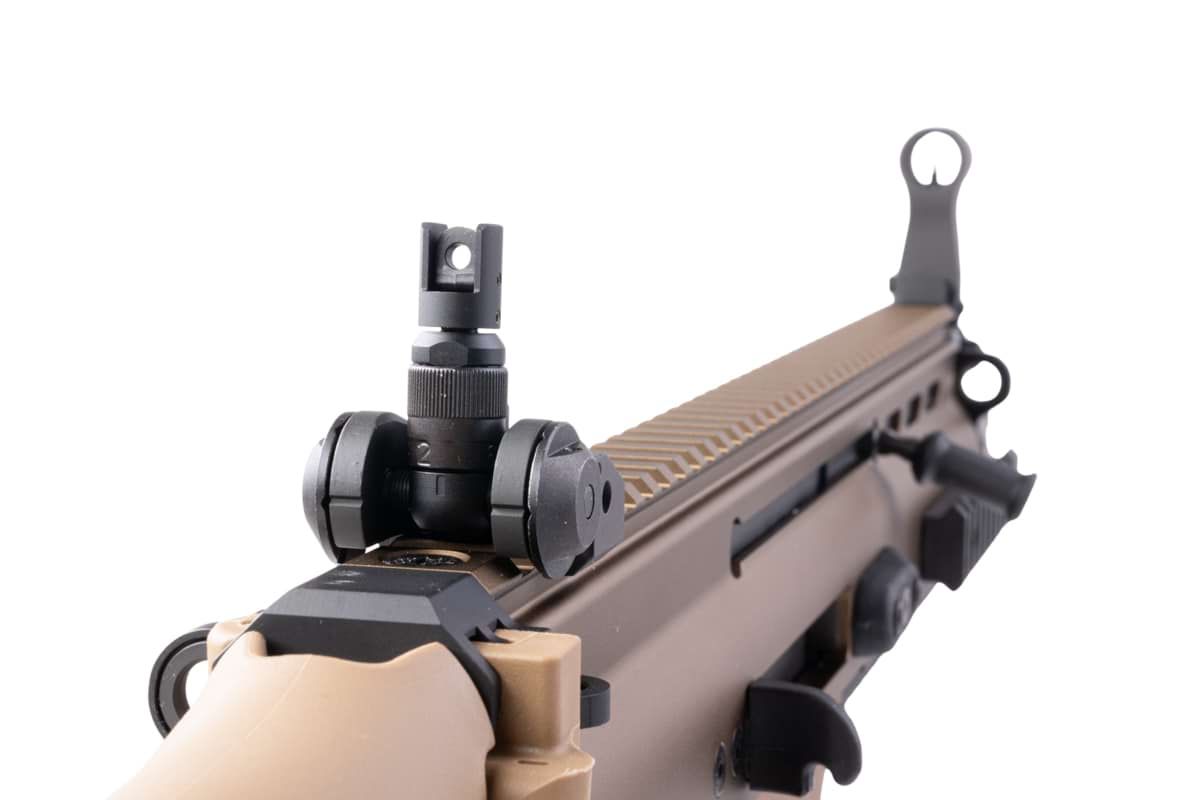 Cybergun SCAR L MK2 MWS GBB エアソフトガン - TAN (Guns Modify 社製、FN Herstal ライセンス)-AIRSOFT GOGO エアガン・サバゲー用品通販