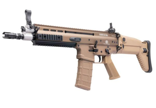 Cybergun SCAR L MK2 MWS GBB エアソフトガン - TAN (Guns Modify 社製、FN Herstal ライセンス)-AIRSOFT GOGO エアガン・サバゲー用品通販