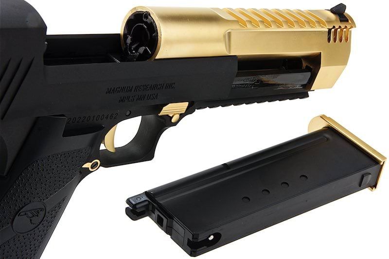 Cybergun WE デザートイーグル L6 .50AE グリーン ガスエアソフトピストル - (ブラック/金(きん))-AIRSOFT GOGO エアガン・サバゲー用品通販
