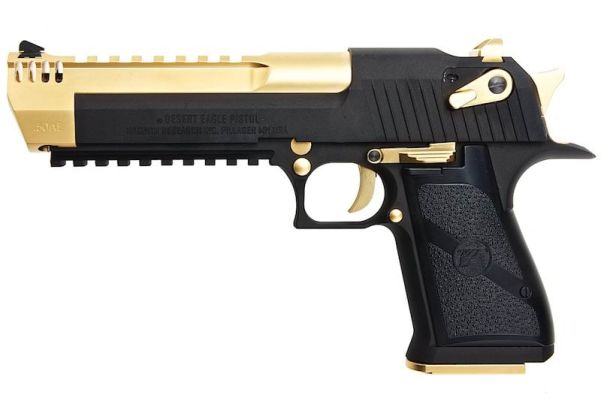 Cybergun WE デザートイーグル L6 .50AE グリーン ガスエアソフトピストル - (ブラック/金(きん))-AIRSOFT GOGO エアガン・サバゲー用品通販