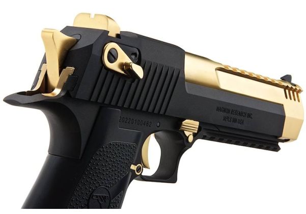Cybergun WE デザートイーグル L6 .50AE グリーン ガスエアソフトピストル - (ブラック/金(きん))-AIRSOFT GOGO エアガン・サバゲー用品通販