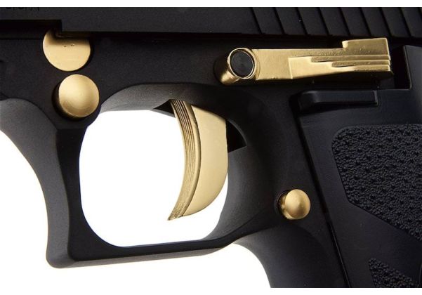 Cybergun WE デザートイーグル L6 .50AE グリーン ガスエアソフトピストル - (ブラック/金(きん))-AIRSOFT GOGO エアガン・サバゲー用品通販