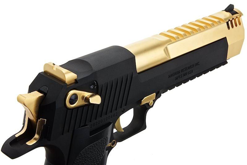 Cybergun WE デザートイーグル L6 .50AE グリーン ガスエアソフトピストル - (ブラック/金(きん))-AIRSOFT GOGO エアガン・サバゲー用品通販