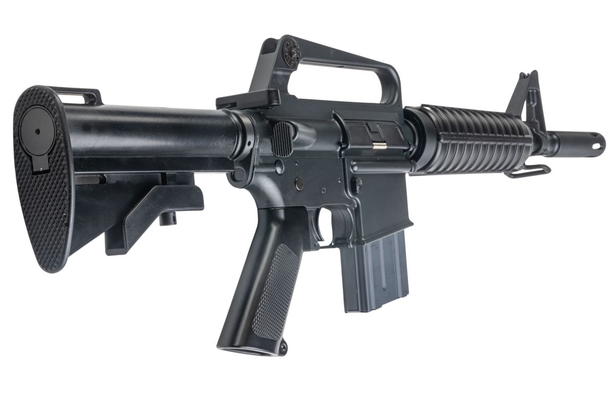 Cybergun XM177E1 COLT M609 GBB エアソフトガンライフル (CGSシステム) - ブラック-AIRSOFT GOGO エアガン・サバゲー用品通販
