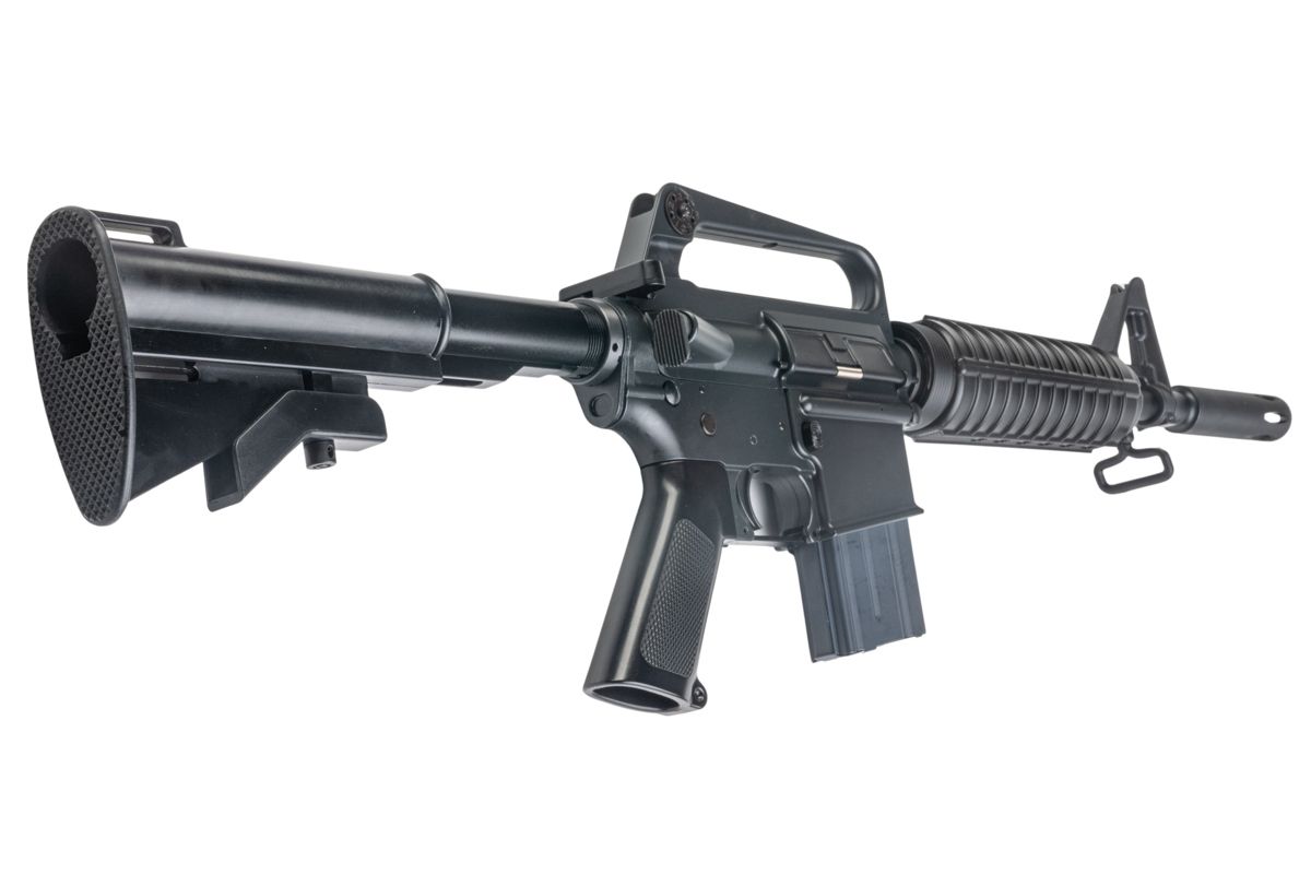 Cybergun XM177E1 COLT M609 GBB エアソフトガンライフル (CGSシステム) - ブラック-AIRSOFT GOGO エアガン・サバゲー用品通販