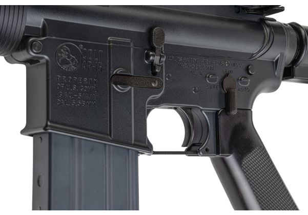 Cybergun XM177E2 COLT M649 GBB エアソフトガンライフル (CGSシステム) - ブラック-AIRSOFT GOGO エアガン・サバゲー用品通販